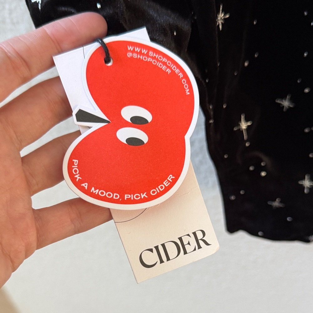 Cider Black Starry Bodysuit - Picture 5 of 5